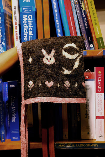 Bunny & Ribbon Square Bonnet